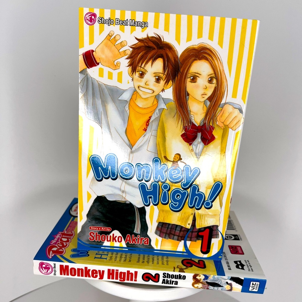 SHOJO BEAT “ Monkey High “ by Shouku Akira Volume 1 & 2